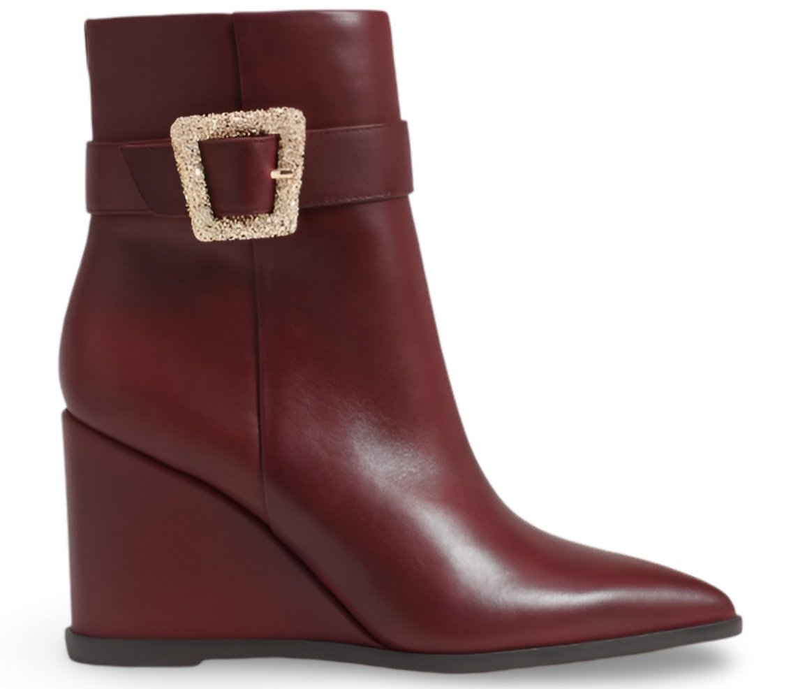 Sam Edelman Women's Weslie Buckle Wedge Boot