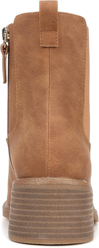 Dr. Scholl's Womens Redux Mid Calf Block Heel Boot