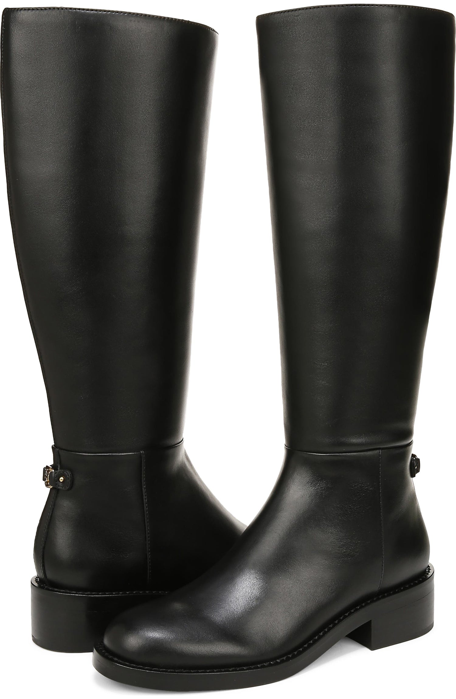 Black Leather Athletic Calf