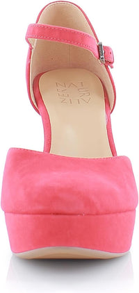 Naturalizer Womens Crissy Platform Ankle Strap Pump