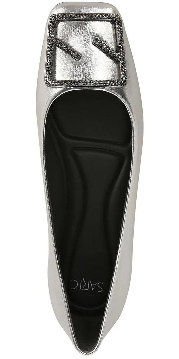 Franco Sarto Womens Flexa Amaya Square Toe Ballet Flat