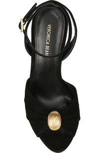 Veronica Beard Women's Genevieve Peep-Toe Heel Sandal