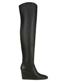 Vince Womens Arlet Over-the-Knee Wedge Boots