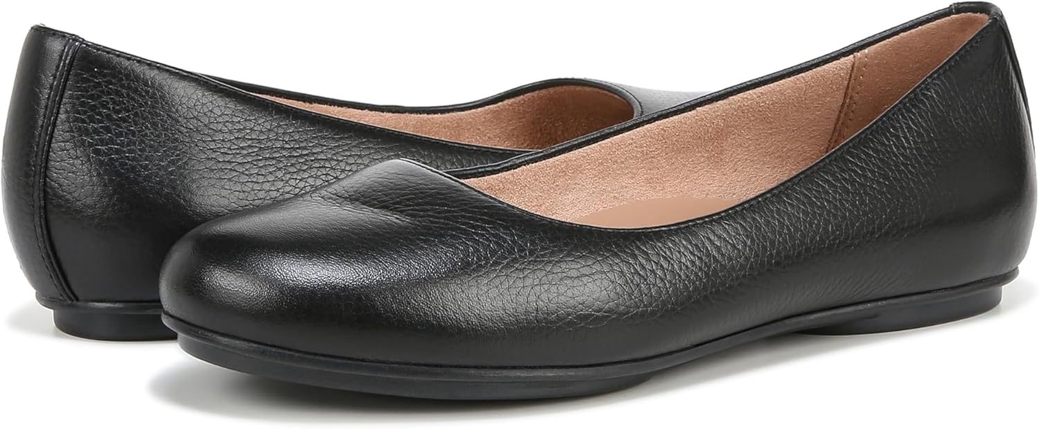 Black Tumbled Leather