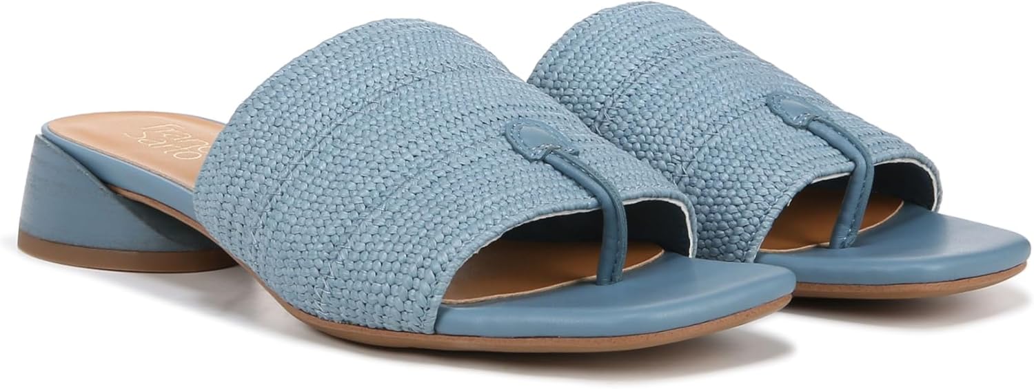 Denim Blue Stretch Raffia