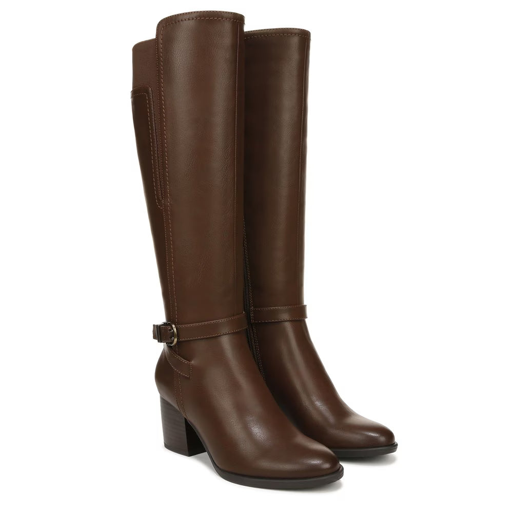 Dark Brown Wide Calf