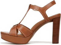 Naturalizer Womens Marnie Platform T-Strap High Heel Sandal