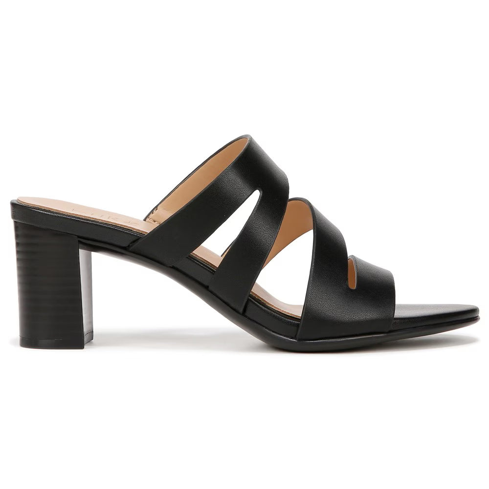 Naturalizer Women's Beaming Strappy Slide Heeled Sandal