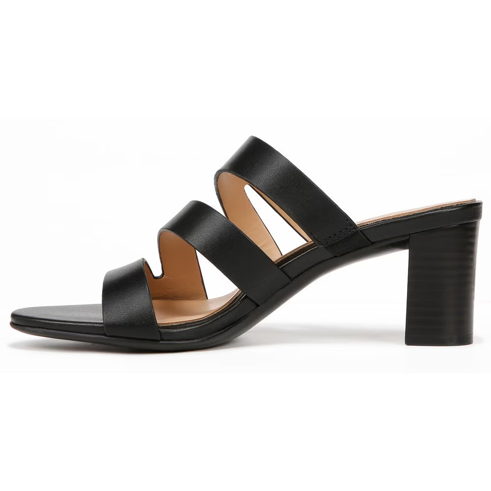 Naturalizer Women's Beaming Strappy Slide Heeled Sandal