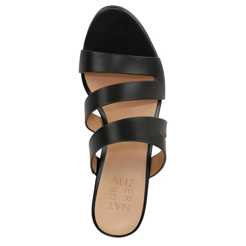 Naturalizer Women's Beaming Strappy Slide Heeled Sandal