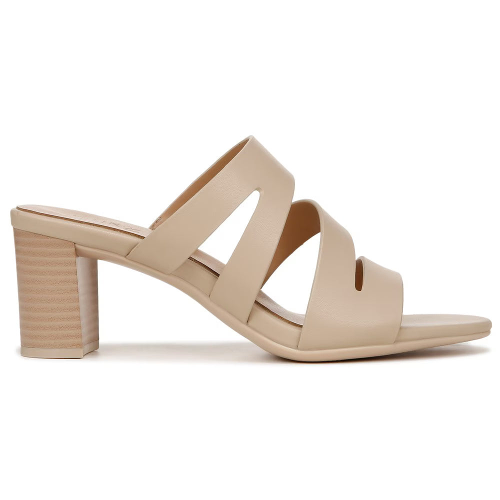 Naturalizer Women's Beaming Strappy Slide Heeled Sandal