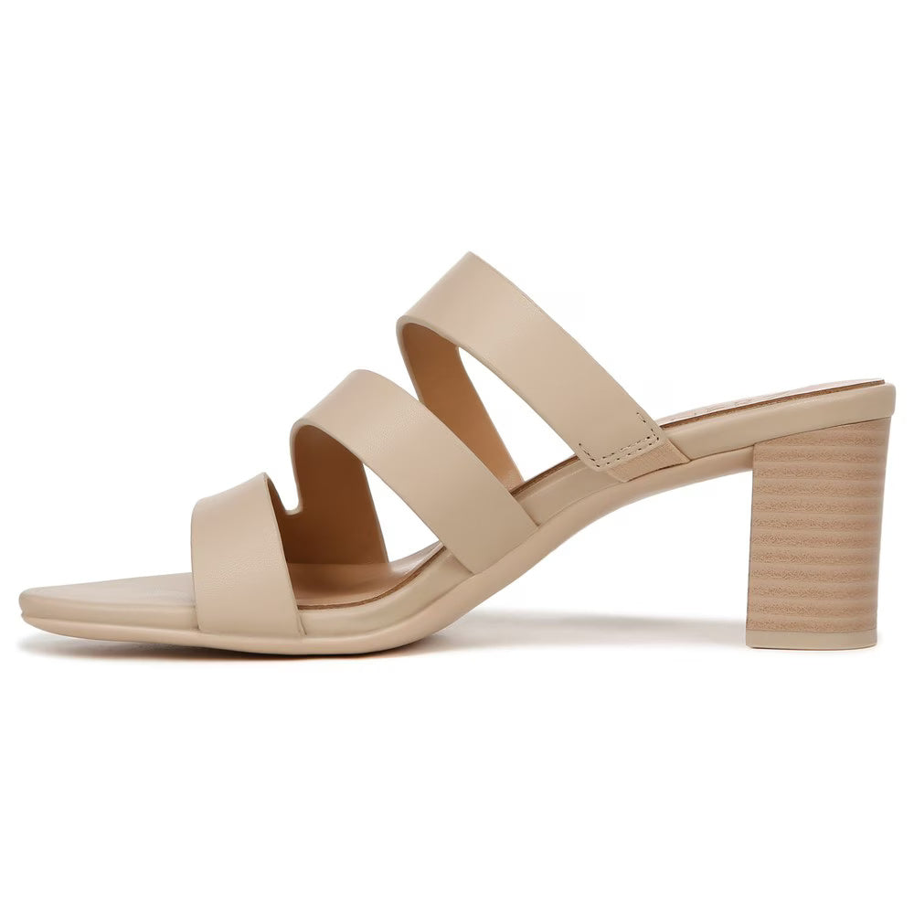 Naturalizer Women's Beaming Strappy Slide Heeled Sandal
