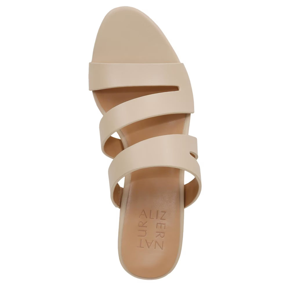 Naturalizer Women's Beaming Strappy Slide Heeled Sandal