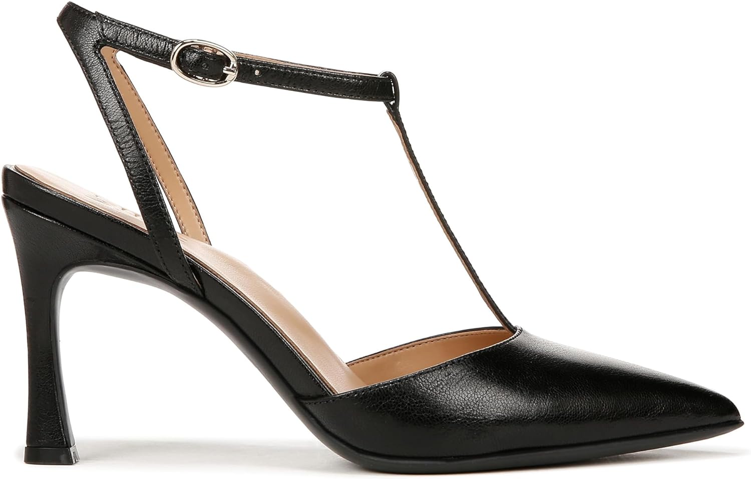 Naturalizer Womens Astrid Pointed Toe T-Strap Pump
