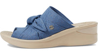 BZees Women's Smile Slide Sandal