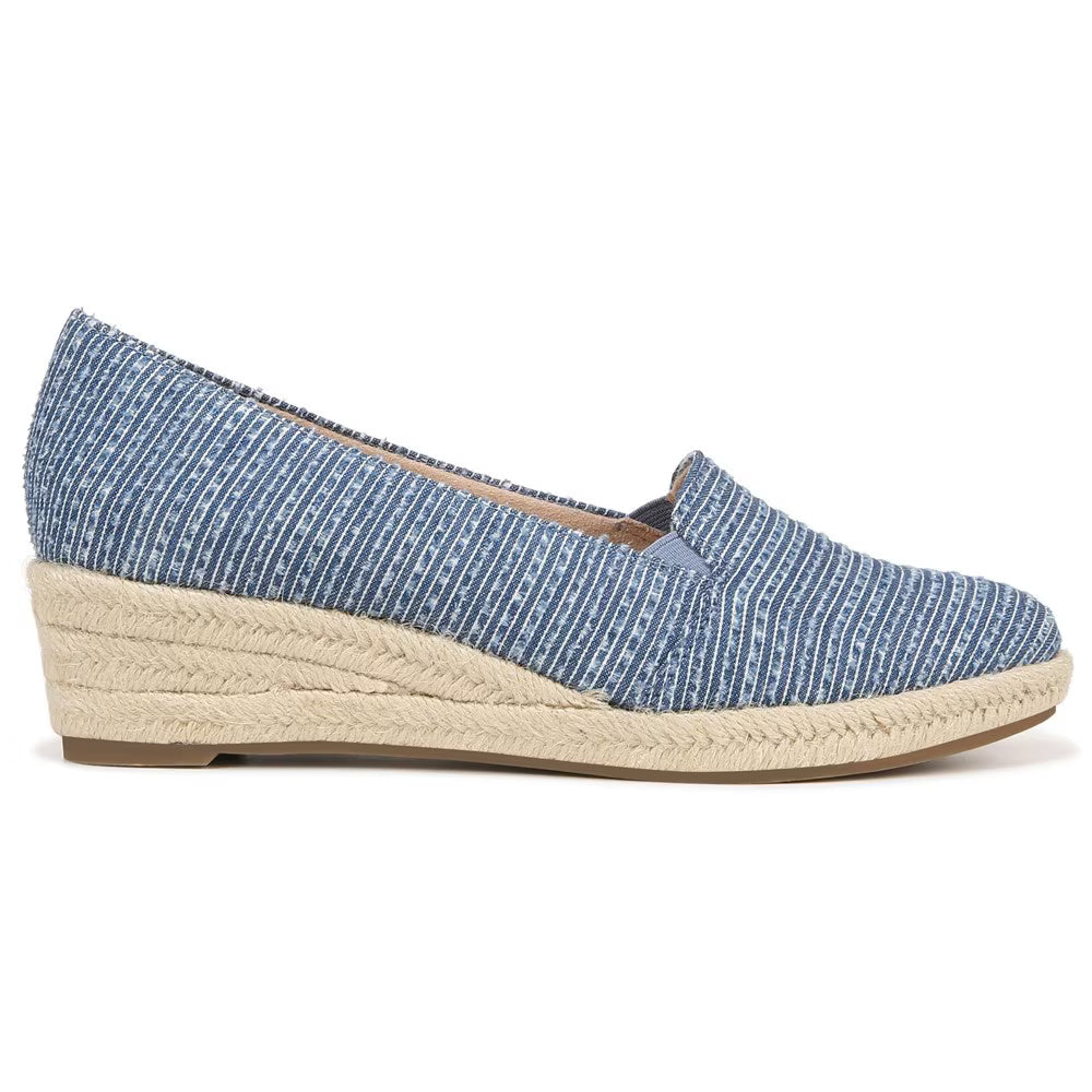 LifeStride Women's Kamilla Slip On Wedge Espadrille