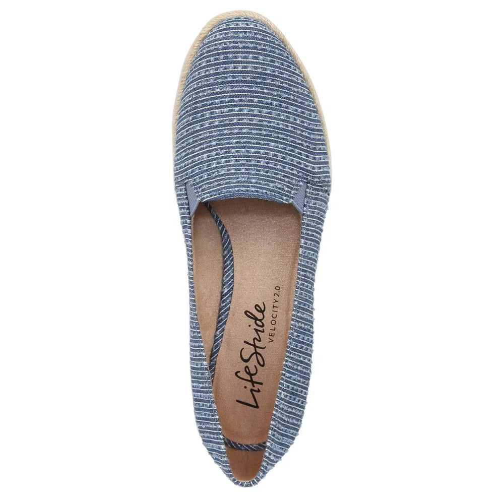 LifeStride Women's Kamilla Slip On Wedge Espadrille