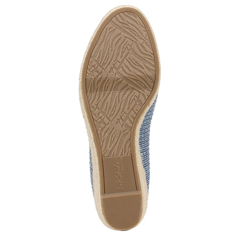 LifeStride Women's Kamilla Slip On Wedge Espadrille