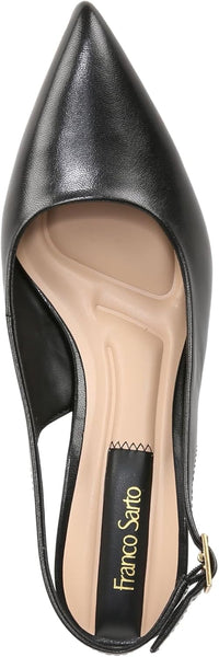 Franco Sarto Women's Tessa Pointed Toe Slingback Wedge Pump