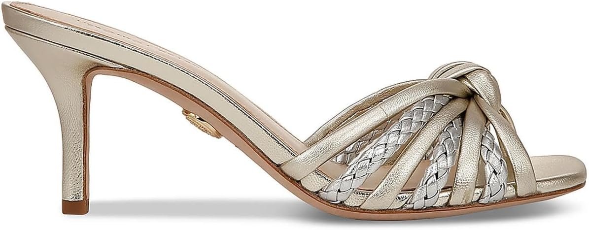 Veronica Beard Women's Misa Knot-Front Heel Sandals