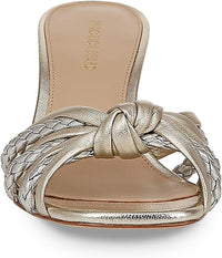 Veronica Beard Women's Misa Knot-Front Heel Sandals