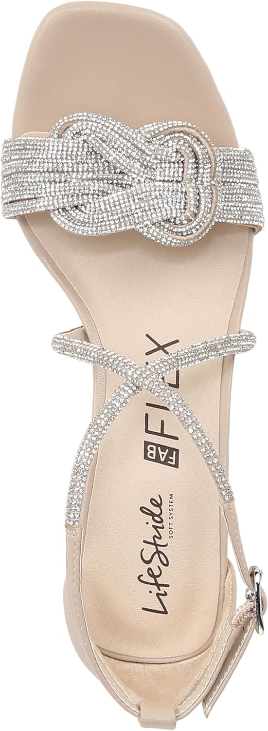 Lifestride Women's Captivate Block Heel Dress Sandal