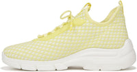 Sam Edelman Womens Cami Lace Up Knit Sneaker