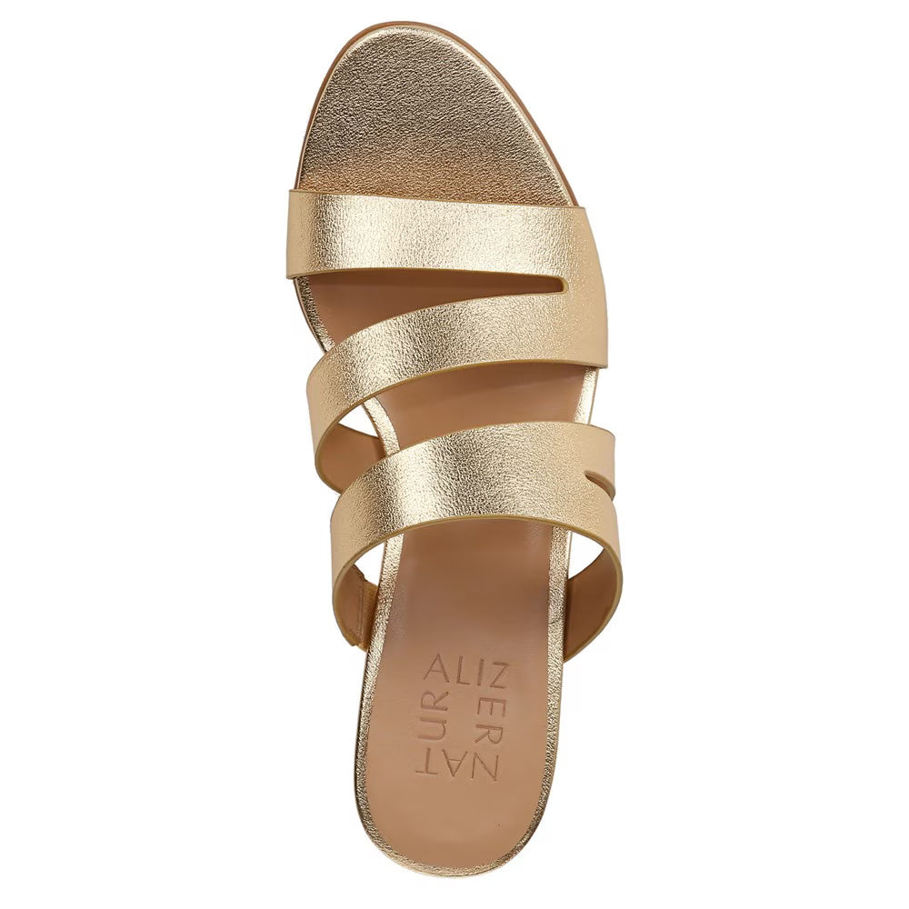 Naturalizer Women's Beaming Strappy Slide Heeled Sandal