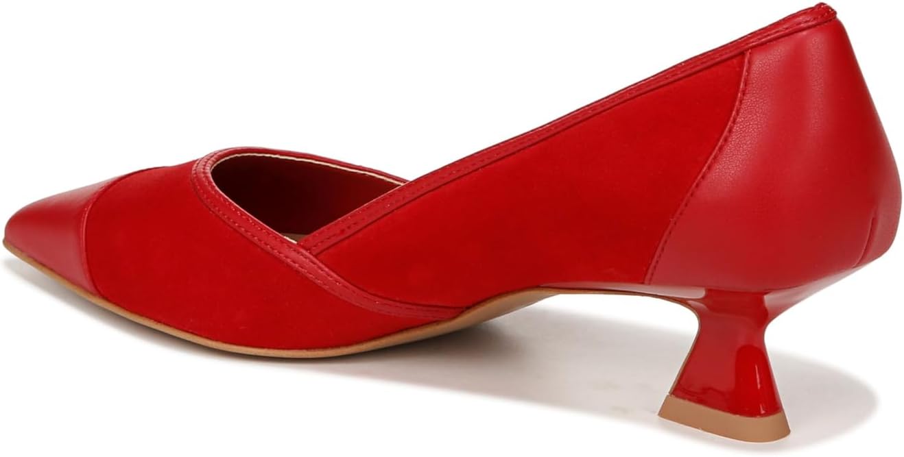 Franco Sarto Womens Darcy Pointed Toe Kitten Heel Pump