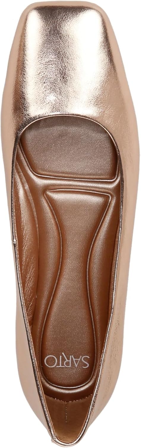 Franco Sarto Womens Flexa Amaya Square Toe Ballet Flat