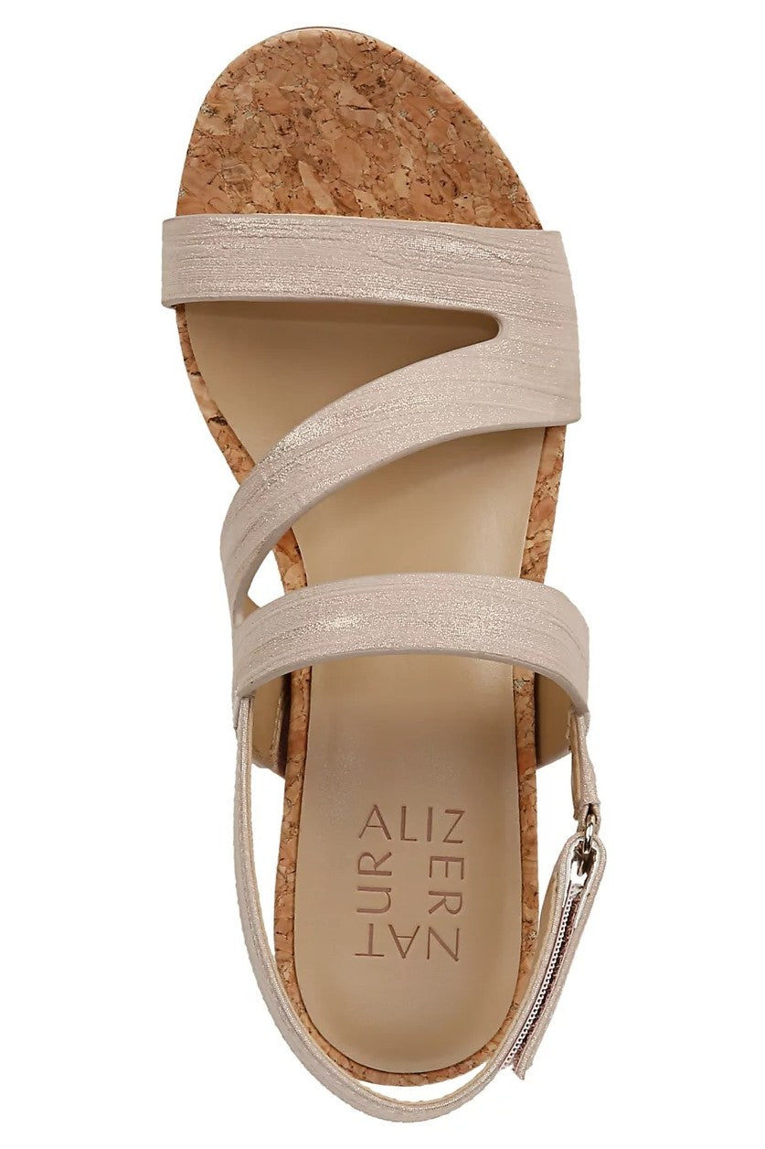 Naturalizer Womens Adria Strappy Wedge Sandals