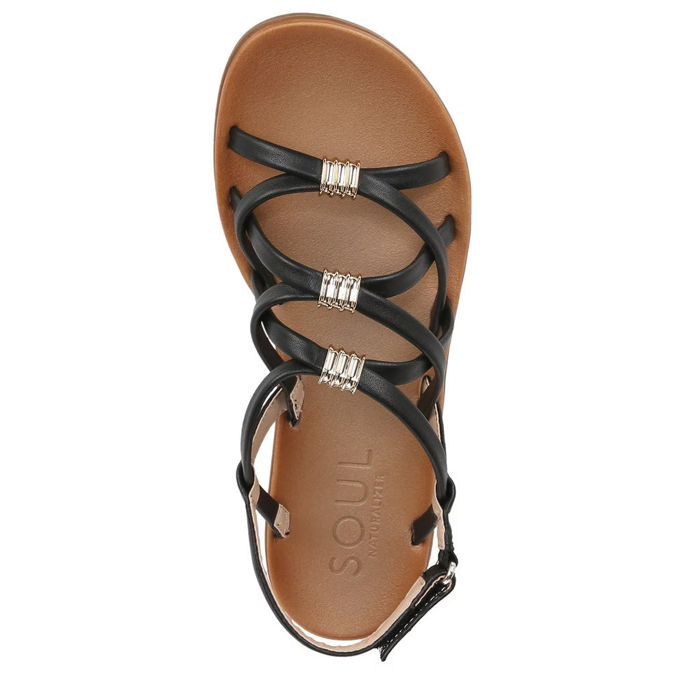 Soul by Naturalizer Womens Sierra Casual Strappy Flat Sandal