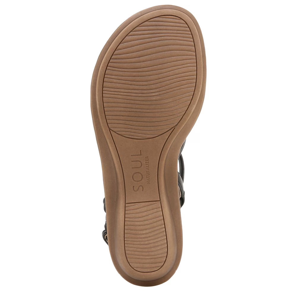 Soul by Naturalizer Womens Sierra Casual Strappy Flat Sandal