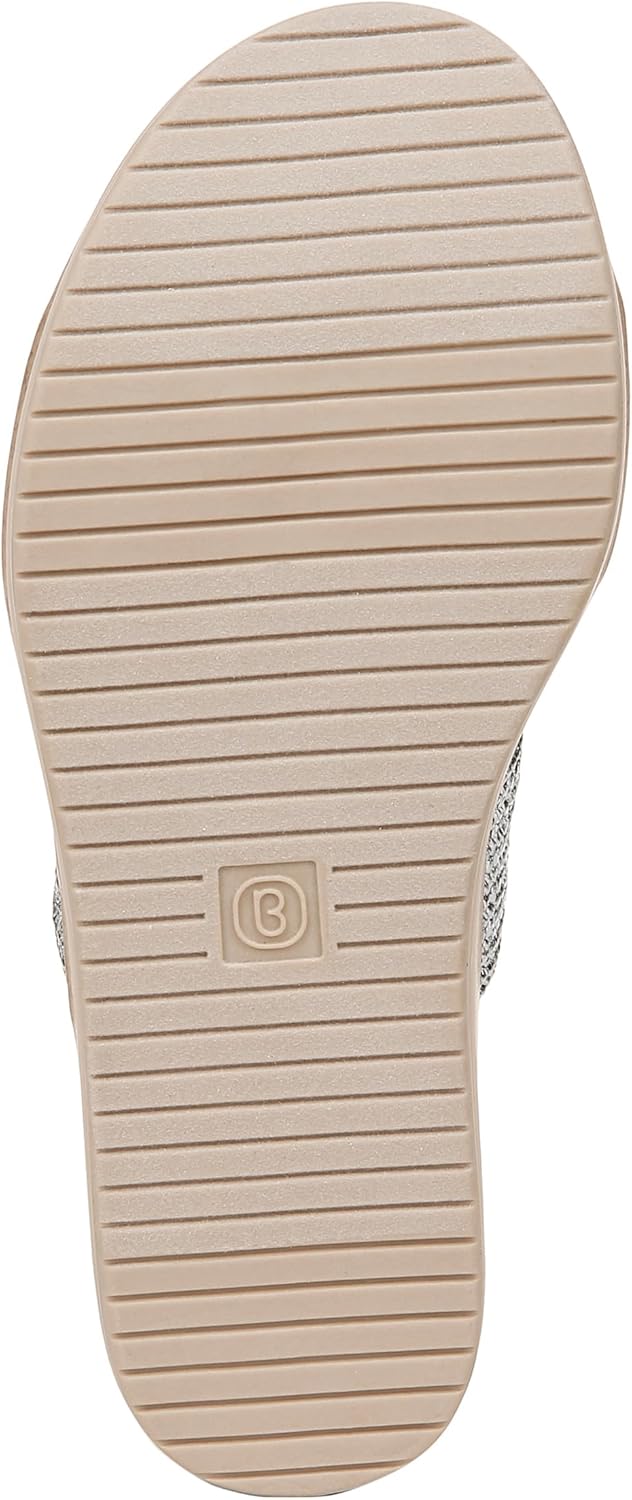 BZees Women's Resort Cork Wedge Strappy Sandal