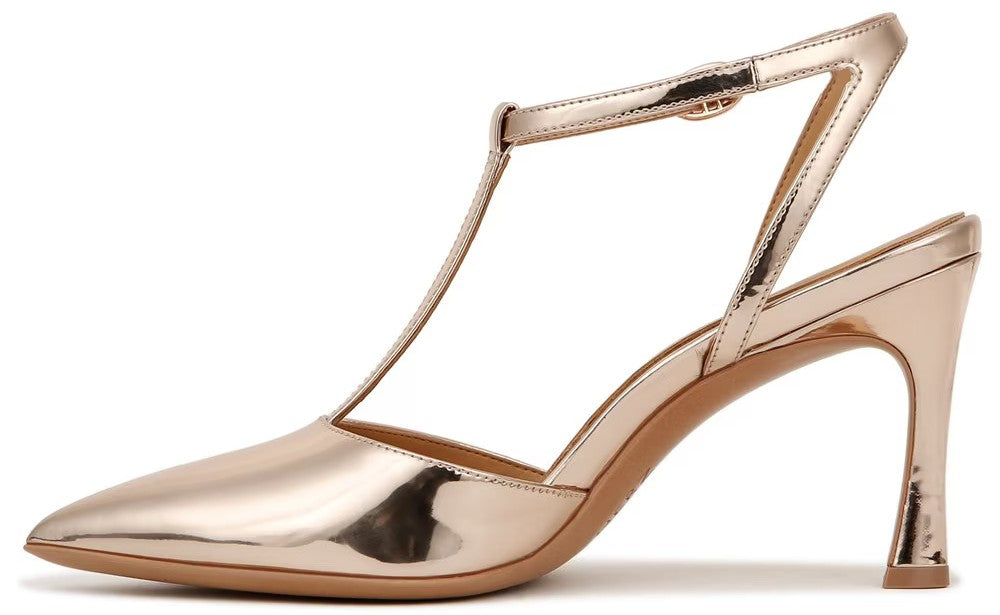 Naturalizer Womens Astrid Pointed Toe T-Strap Pump