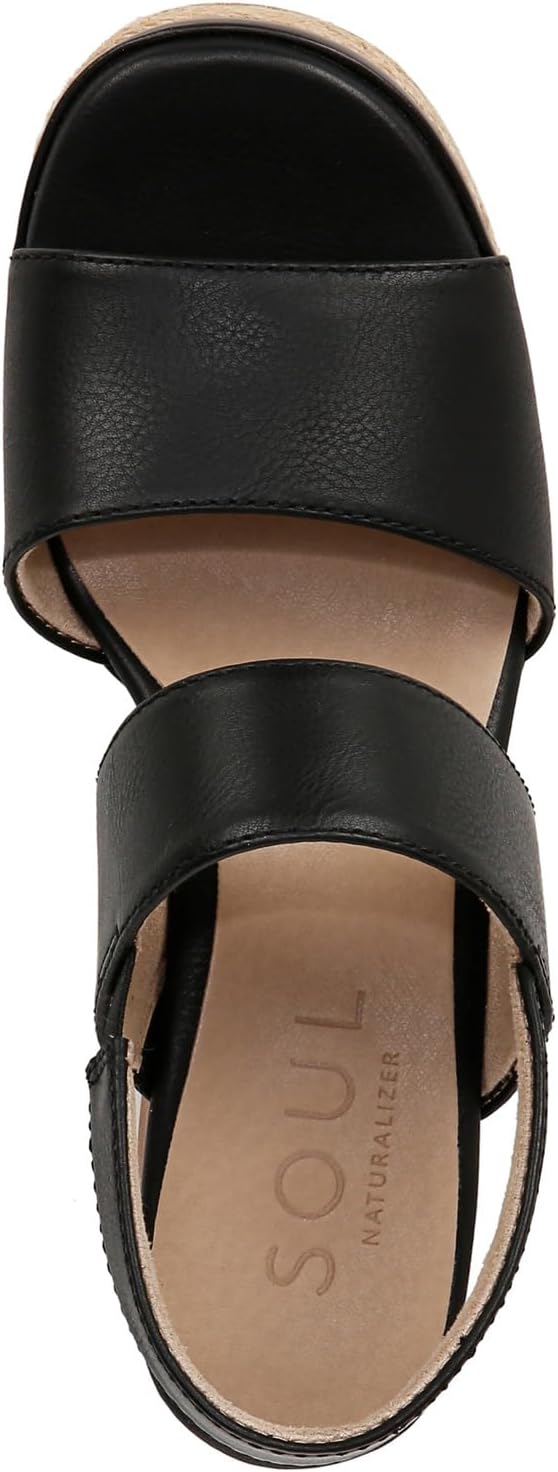 Soul by Naturalizer Womens Holly Platform Slingback Sandals