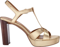 Naturalizer Womens Marnie Platform T-Strap High Heel Sandal