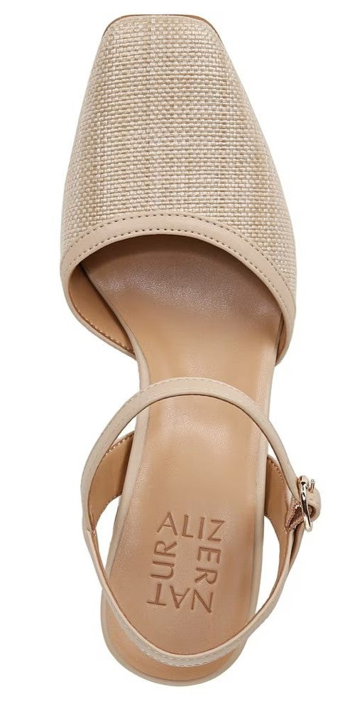 Naturalizer Womens Wave Ankle Strap Closed Toe Dress Heels