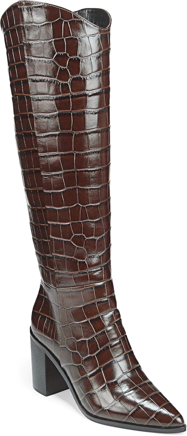 Brown Croc Print