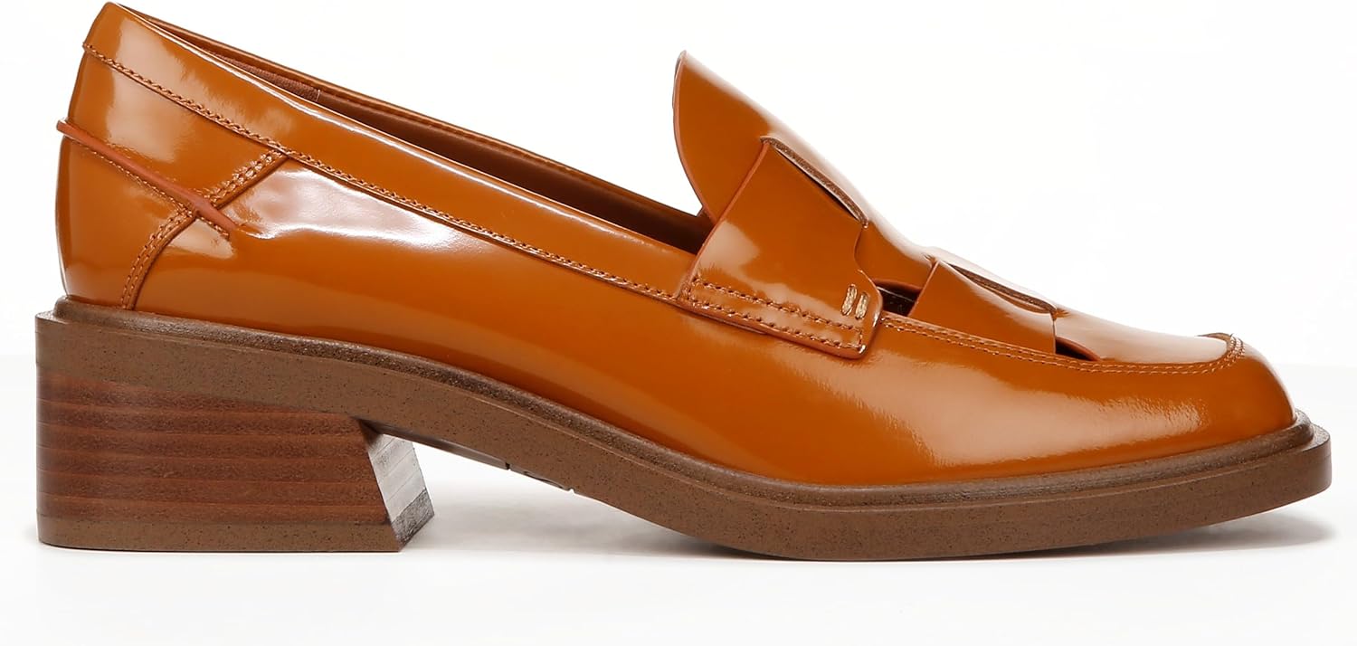 Franco Sarto Women's Gene Cut Out Heeled Loafer