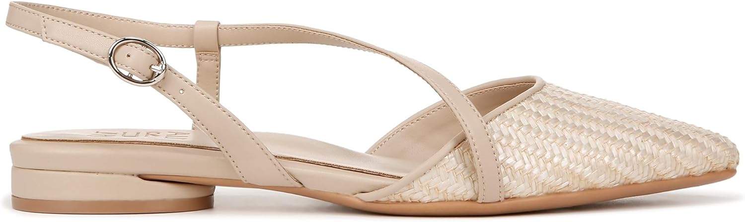Naturalizer Womens Hawaii Pointed Toe Slingback Flats