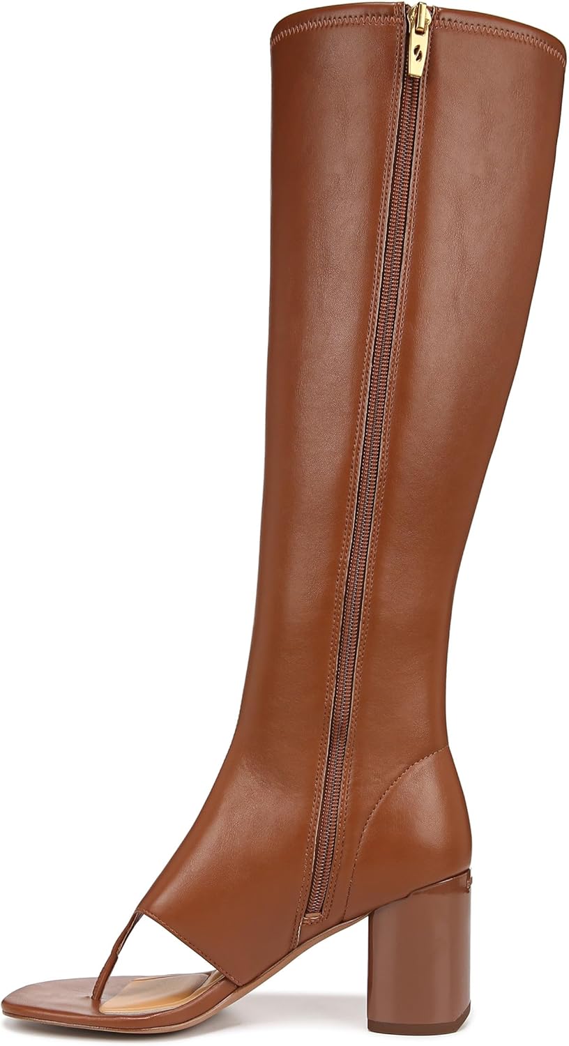 Franco Sarto Women's Odette Tall Thong Heeled Sandal Boot