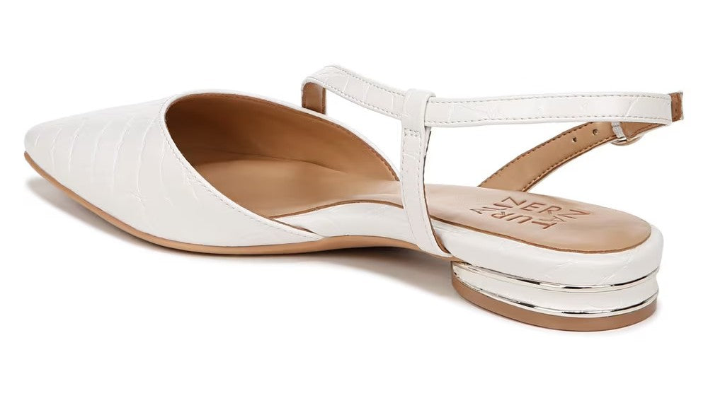 Naturalizer Womens Hawaii Pointed Toe Slingback Flats