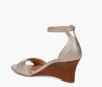 Naturalizer Women's Vera Golden Ankle Strap Wedge Sandals