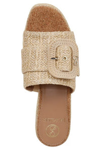 Sam & Libby Women's Crysta Platform Wedge Slide Sandal