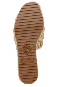 Sam & Libby Women's Crysta Platform Wedge Slide Sandal