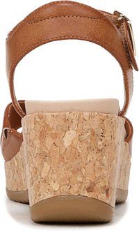 Dr. Scholl's Womens Citrine Sun Wedge Sandal