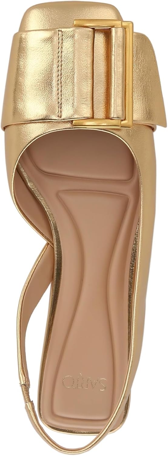 Franco Sarto Women's Tracy Slingback Square Toe Flat