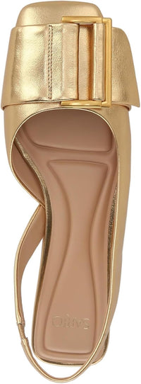 Franco Sarto Women's Tracy Slingback Square Toe Flat