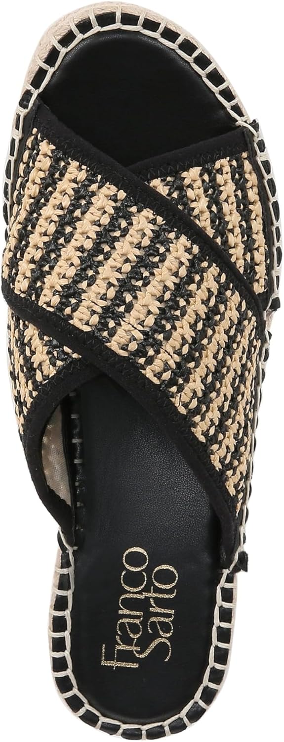 Franco Sarto Women's Pacifica Espadrille Wedge Slide Sandal